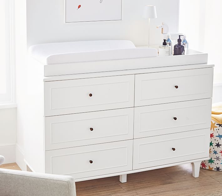 Dawson ExtraWide Changing Table Dresser & Topper Pottery Barn Kids