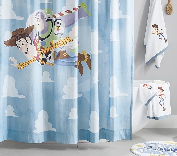 Disney And Pixar Toy Story Shower Curtain Pottery Barn Kids