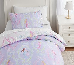 Bailey Mermaid Organic Reversible Duvet & Shams