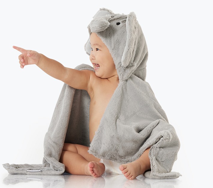 Elephant hooded towel online baby