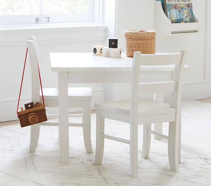 Pottery barn table shop and chairs for toddlers