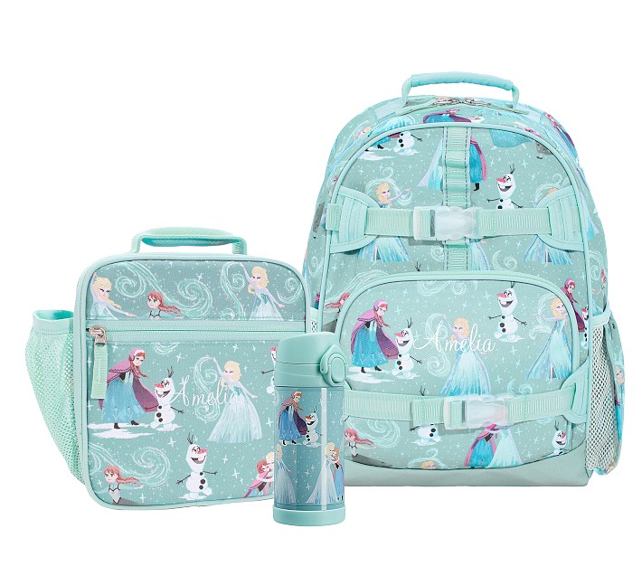 Disney Frozen 2 Lunch Box with Water Bottle Set- Kids Soft Insulated Lunch  Bag for Girls and Boys