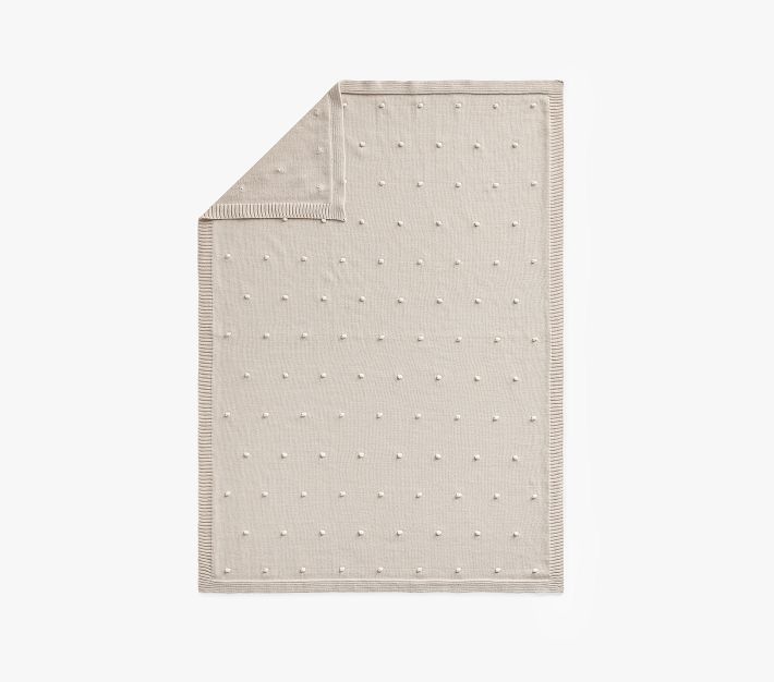 Cotton Sweater Knit Baby Blanket and Bear Thumbie Set Pottery Barn Kids