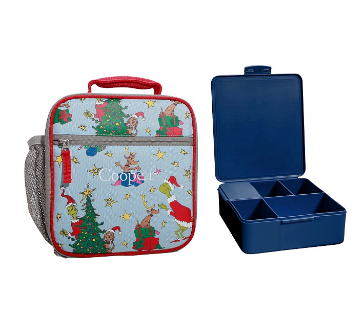 Bento kids print 2-1 backpack and insulated lunch bag