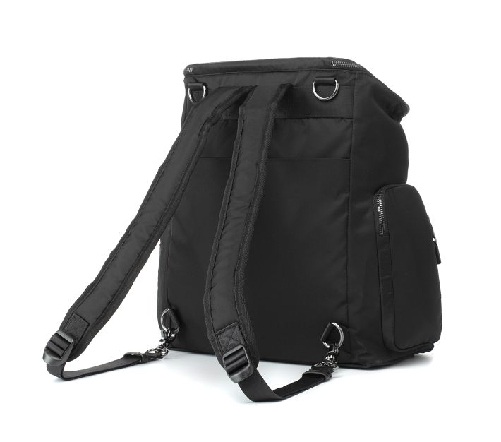 Storksak Alyssa Gunmetal Diaper Backpack | Pottery Barn Kids