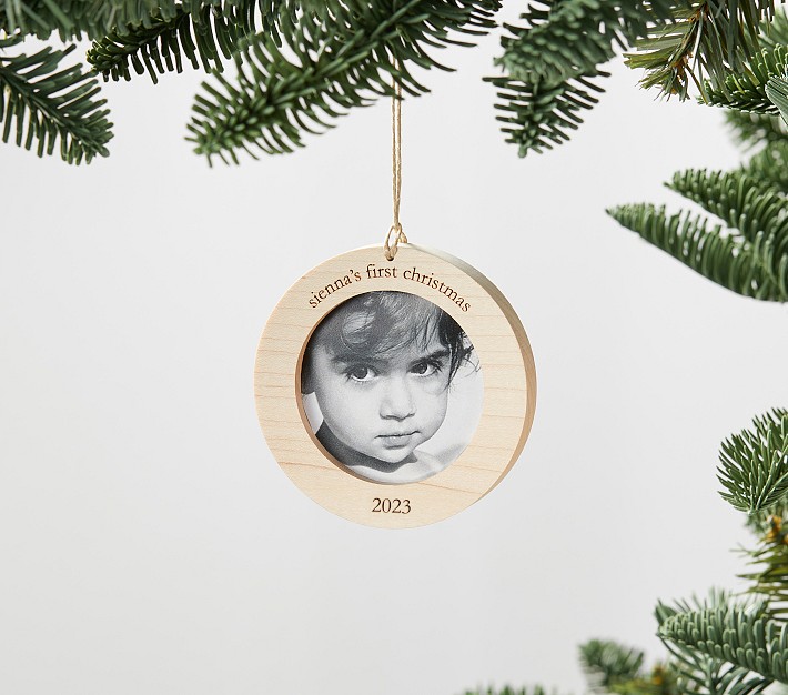 Wooden Frame Personalized Ornament