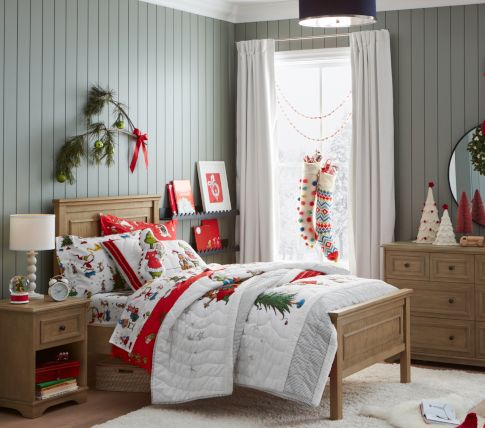 Delightfully Grinchy Bedroom