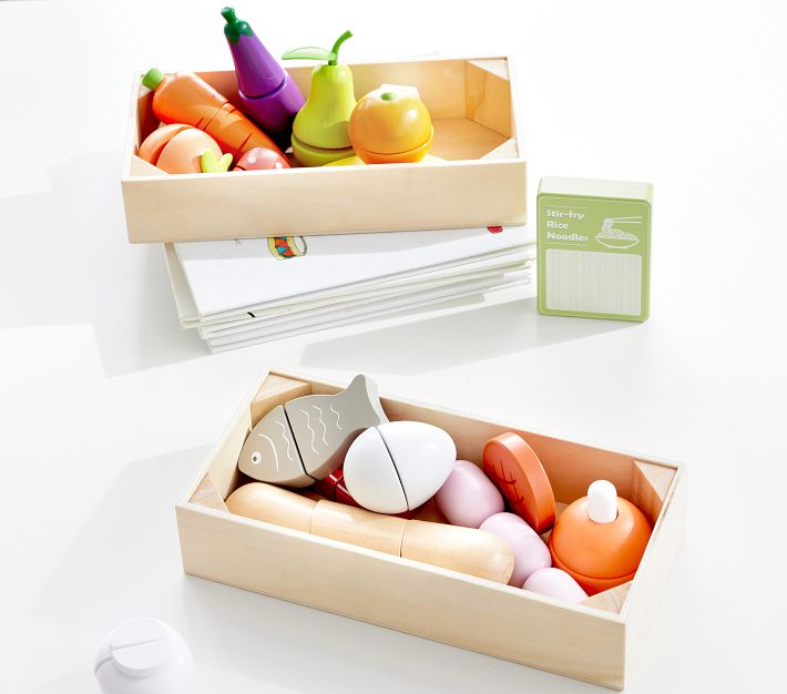 Wooden Supermarket Food Starter Set