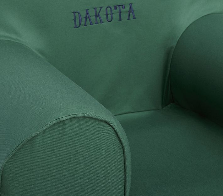 Oversized Anywhere Chair®, Forest Green Twill Slipcover Only Pottery