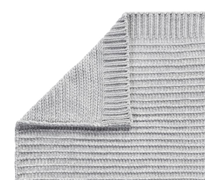 Chenille Metallic Baby Blankets Pottery Barn Kids