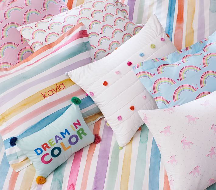 Pottery barn kids outlet rainbow bedding