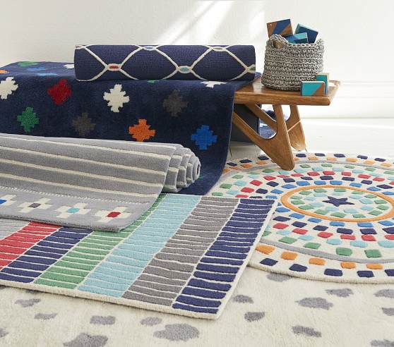 Multi Diamond Rug | Patterned Rugs | Pottery Barn Kids