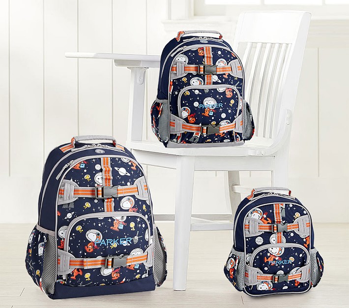 Pottery barn snoopy on sale backpack