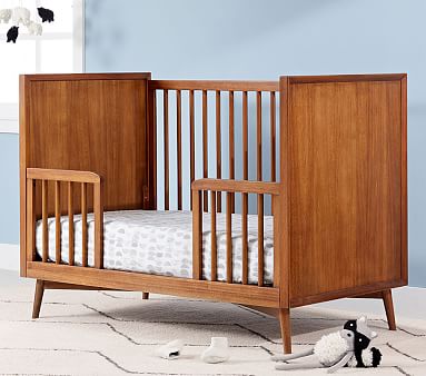 west elm x pbk Mid-Century Toddler Bed & Conversion Kit | Pottery Barn Kids