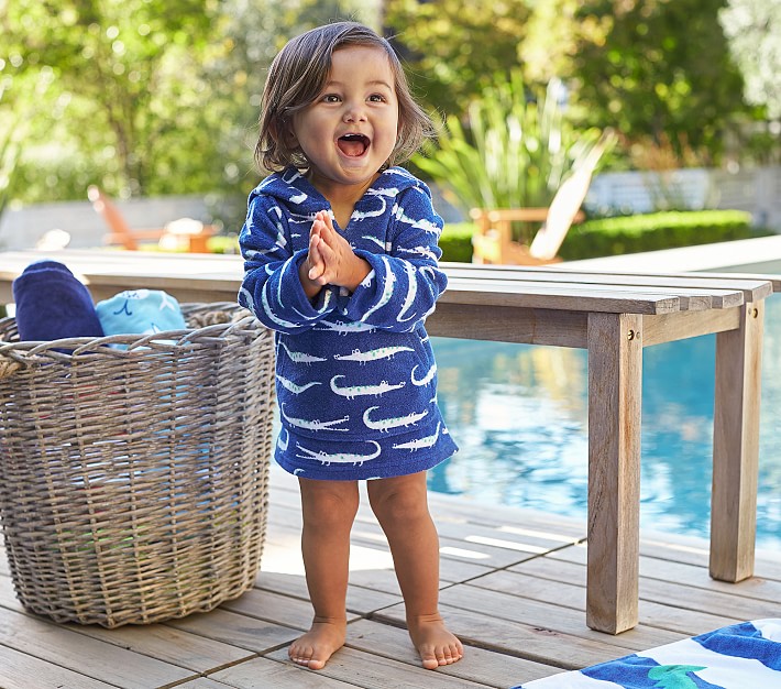 Allover Alligator Baby Beach Cover Up Pottery Barn Kids