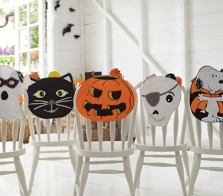 Snoopy®® Pumpkin Chairbacker Pottery Barn Kids