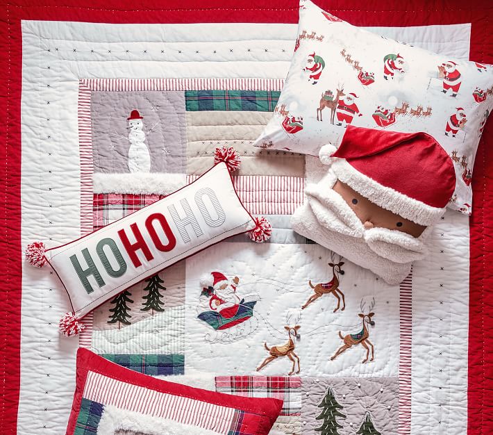 Pottery barn ho hot sale ho ho pillow