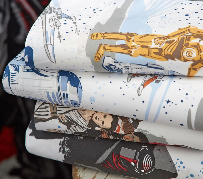 Star Wars: The Force Awakens™ Flannel Kids' Sheet Set | Pottery Barn Kids