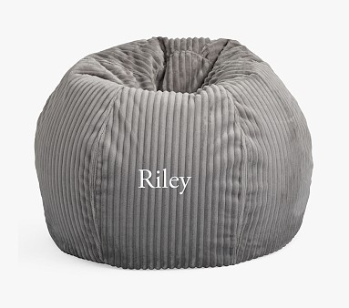 Gray Cozy Sherpa Anywhere Beanbag™