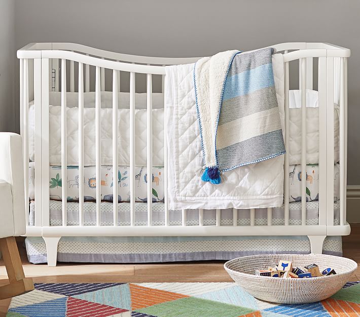 Woven Stripe Baby Blanket Pottery Barn Kids