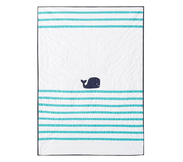 Hamptons Whale Crib Bedding Sets Pottery Barn Kids