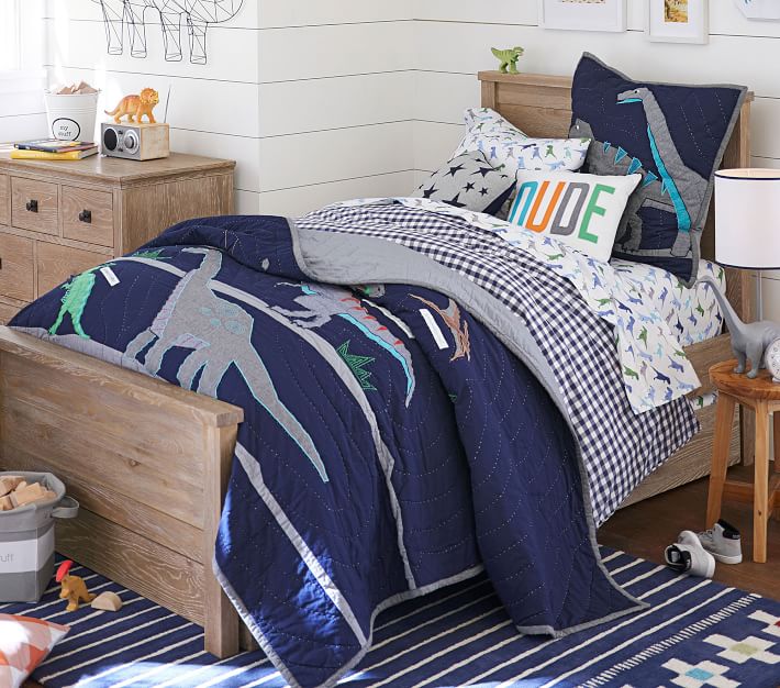 Pottery barn kids dinosaur sheets sale