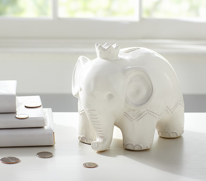 Mark & Graham x pbk Silver Piggy Bank