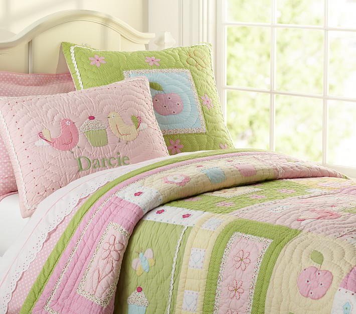 Pottery barn hotsell girl bedding