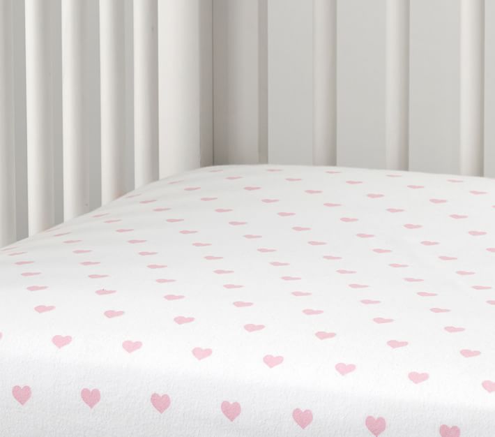 Pottery barn kids top flannel crib sheet