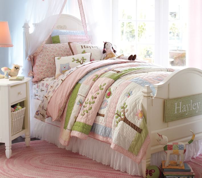 Pottery barn shop girl bedding