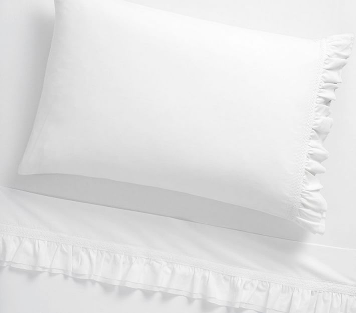 Sadie Ruffle Kids' Sheet Set Pottery Barn Kids