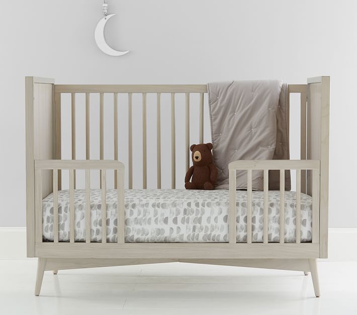 west elm x pbk MidCentury Toddler Bed & Conversion Kit Pottery Barn Kids