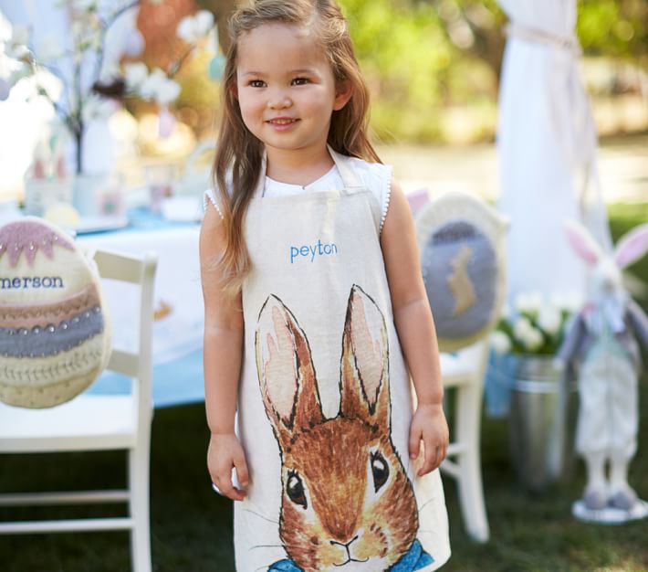 Bunny Apron | Easter Table Decor | Pottery Barn Kids