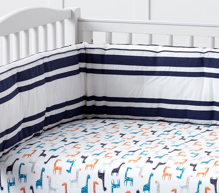 Harper Giraffe Crib Bedding Sets Pottery Barn Kids