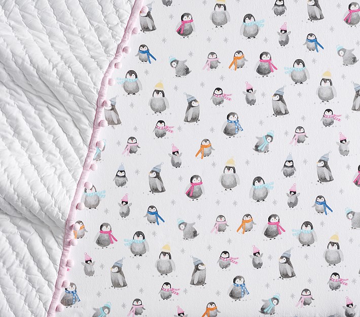 Pottery barn kids top flannel crib sheet