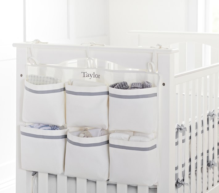 Cot side outlet storage