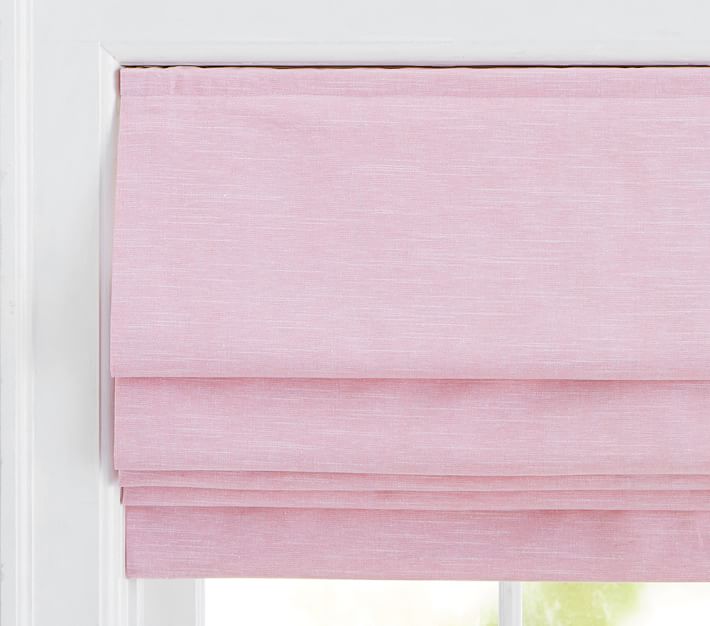 Bright Linen Kids Roman Shade Pottery Barn Kids