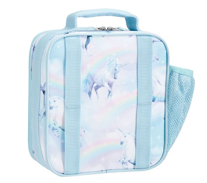 Mackenzie Unicorn Photoreal Classic Kids Lunch Box | Pottery Barn Kids