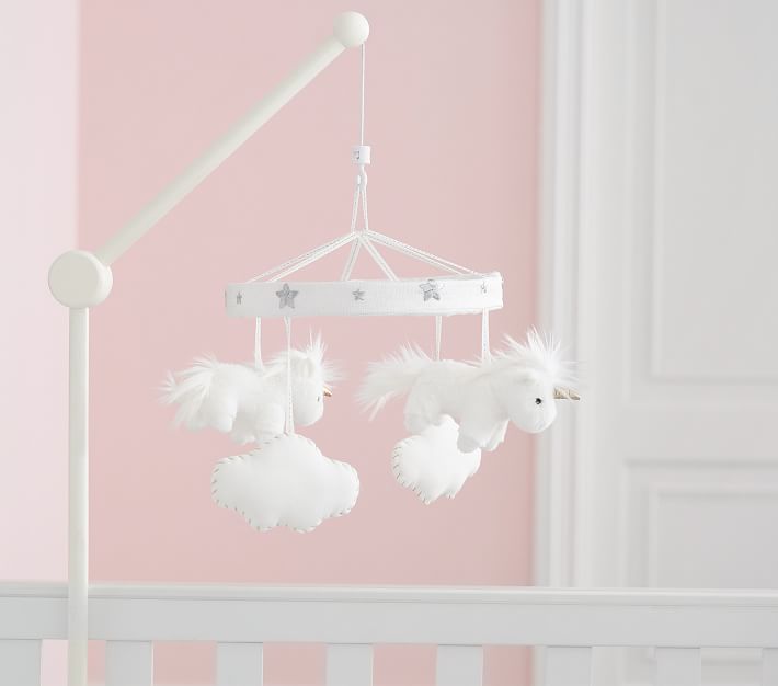 Unicorn store baby mobile