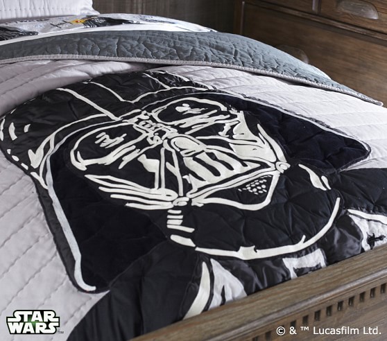 Housse De Couette Pottery Barn Enfant Star Wars Han Solo, En Coton Bio Bio, Taille Queen/Full, Bleu