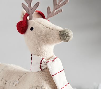 Wool Reindeer Decor | Kids Christmas Decoration | Pottery Barn Kids