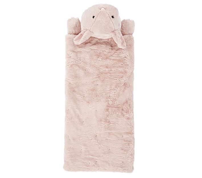 Faux Fur Bunny Kids Sleeping Bag Pottery Barn Kids