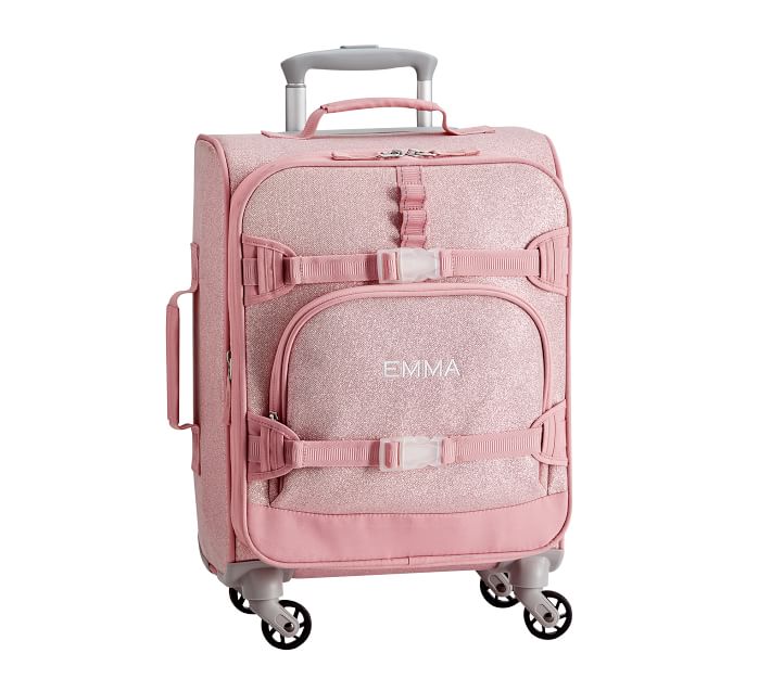 Children's Pink Glitter Duffle Bag