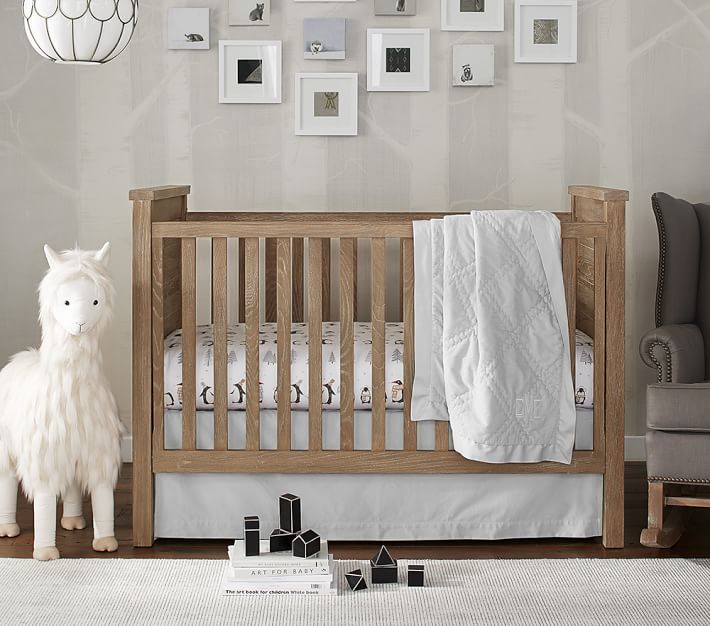 Pottery barn kids flannel crib outlet sheet