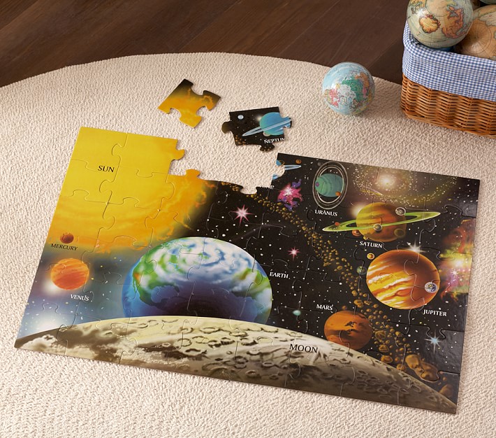 Solar system floor store puzzle