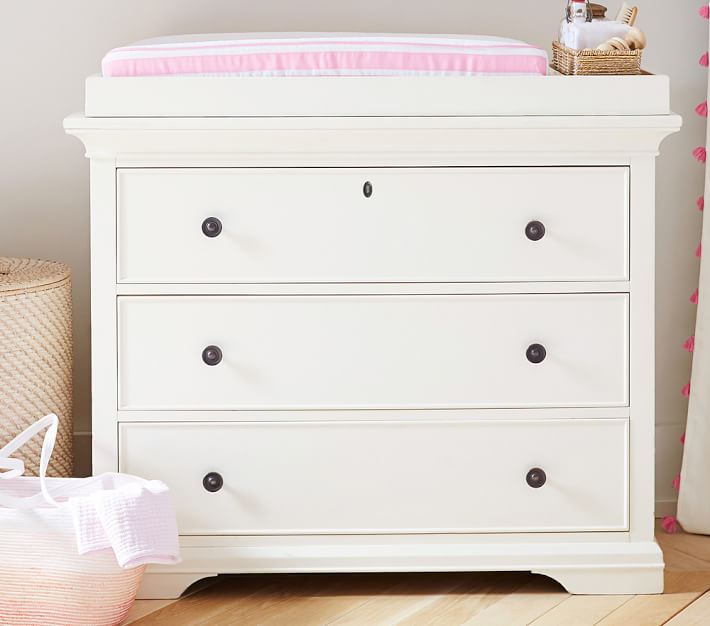 Larkin Changing Table Dresser & Topper | Pottery Barn Kids