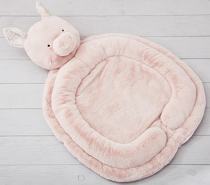 Pink Pig Interactive Nursery Play Mat Baby Toy Pottery Barn Kids
