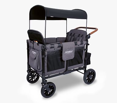 Wonderfold W4 Luxe Multifunctional Quad Stroller Wagon | Pottery Barn Kids