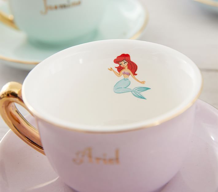 Pottery Barn Kids Disney Princess Tin Tea Set