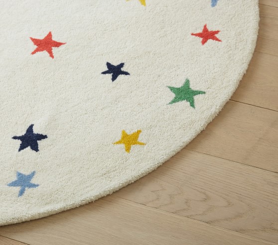 Starry Skies Rainbow Rug | Pottery Barn Kids